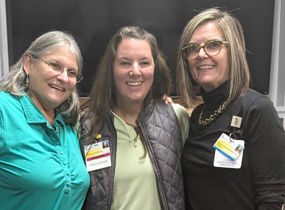 Dr. Betsy Diamant-Cohen, Barb Henschel - Goslings facilitator extraordinaire, and Dr. Brenda Hussey-Gardner